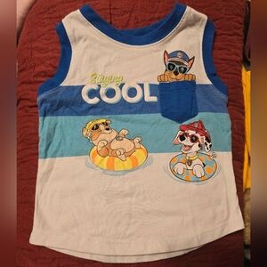 Paw Patrol Boys Tank Top Size 3T